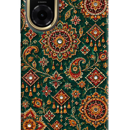Green Pataka Redmi A5 Hard Case Back Cover by Casekaro