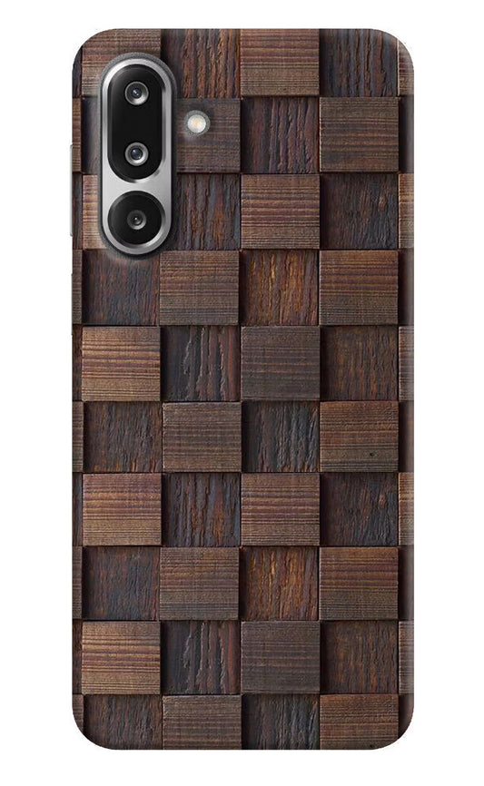 Wooden Cube Design Samsung F36 5G Hard Case Back Cover by Casekaro