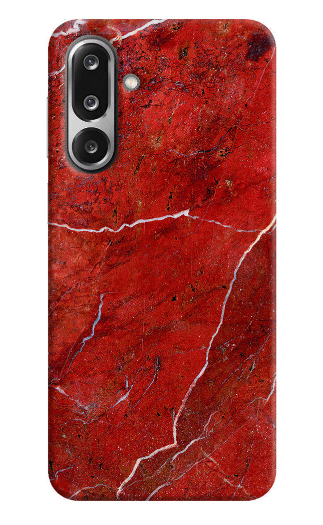 Red Marble Design Samsung F36 5G Hard Case Back Cover by Casekaro