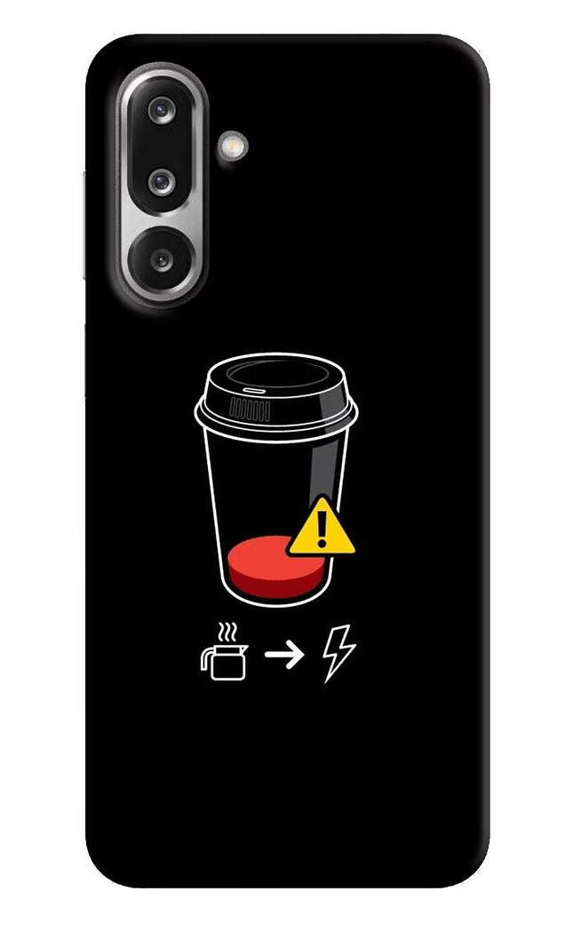 Coffee Samsung F36 5G Hard Case Back Cover by Casekaro
