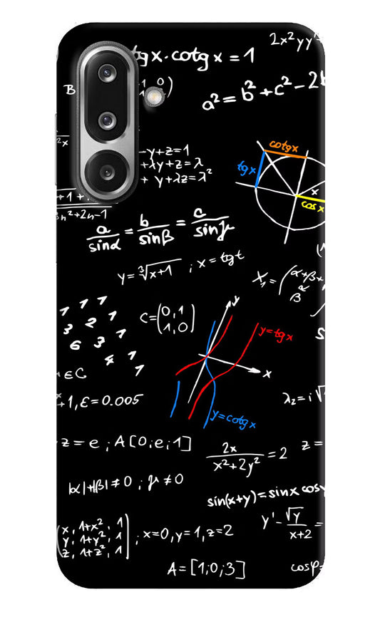 Mathematics Formula Samsung F36 5G Hard Case Back Cover by Casekaro