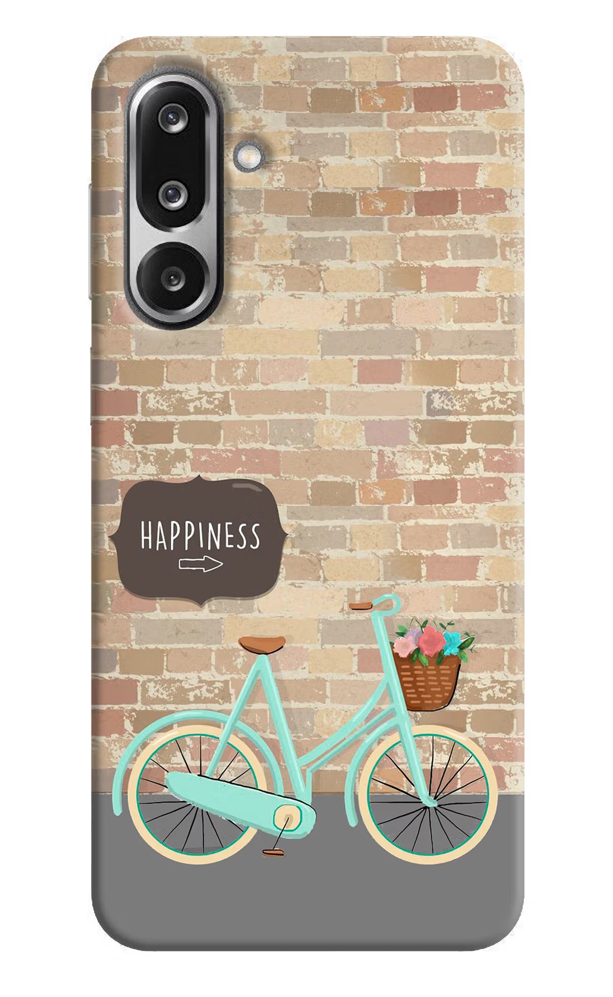 Happiness Artwork Samsung F36 5G Hard Case Back Cover by Casekaro