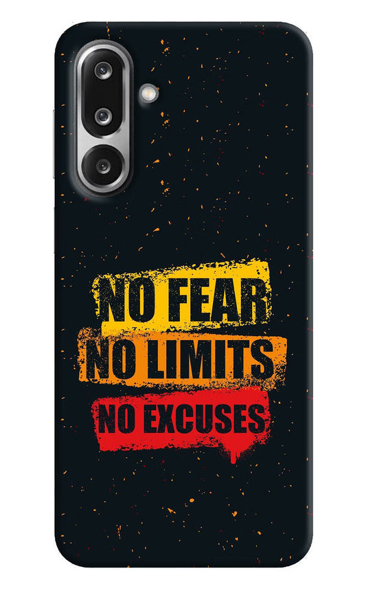No Fear No Limits No Excuse Samsung F36 5G Back Cover