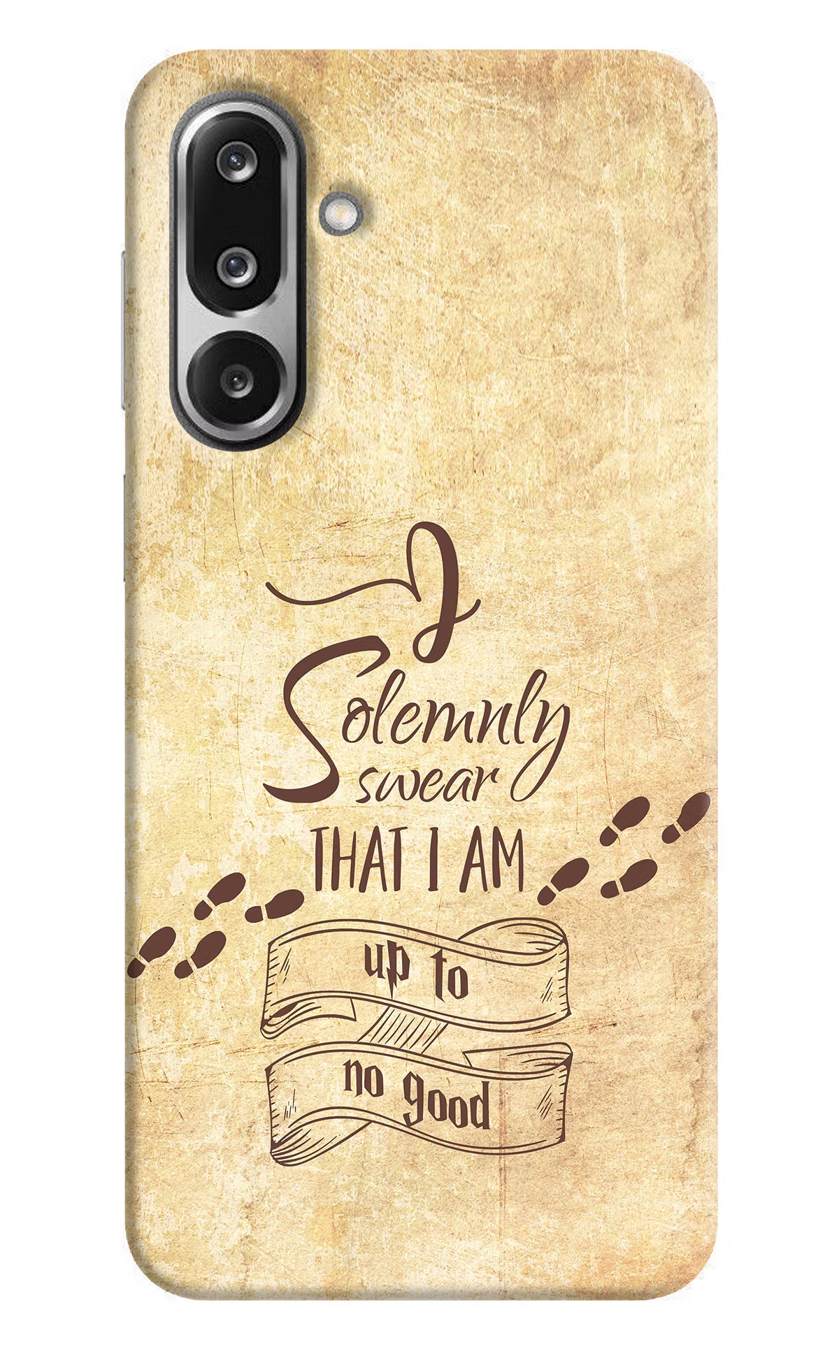 I Solemnly swear that i up to no good Samsung F36 5G Hard Case Back Cover by Casekaro