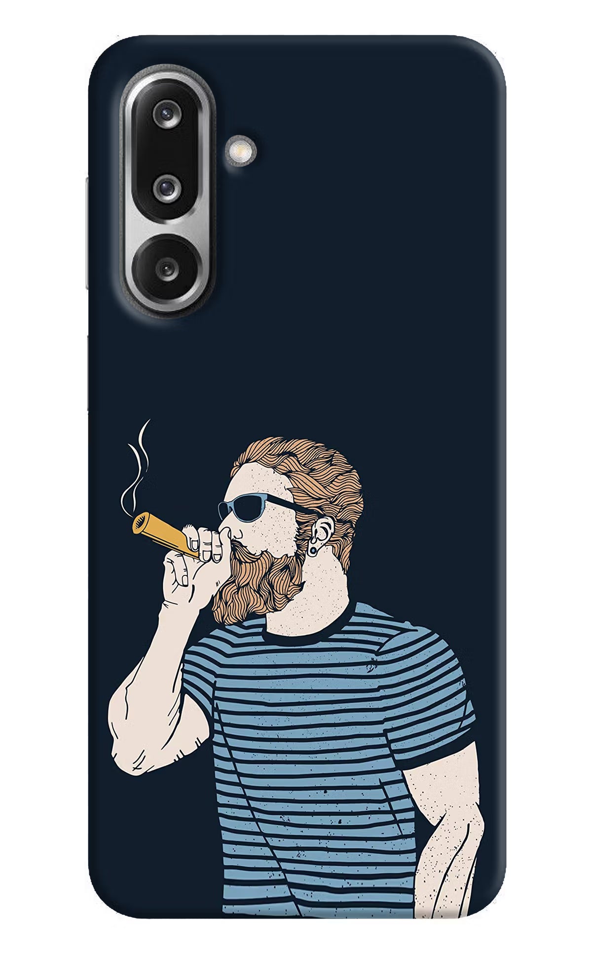 Smoking Samsung F36 5G Hard Case Back Cover by Casekaro