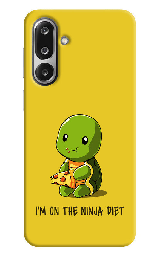 I'm on Ninja Diet Samsung F36 5G Hard Case Back Cover by Casekaro