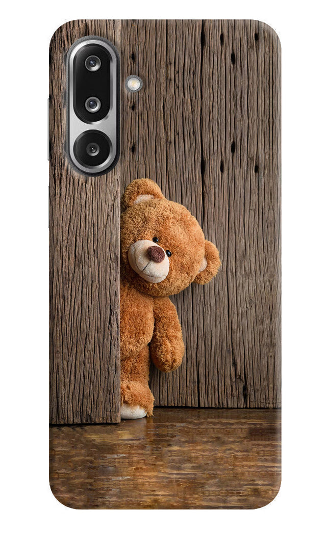 Teddy Wooden Samsung F36 5G Hard Case Back Cover by Casekaro