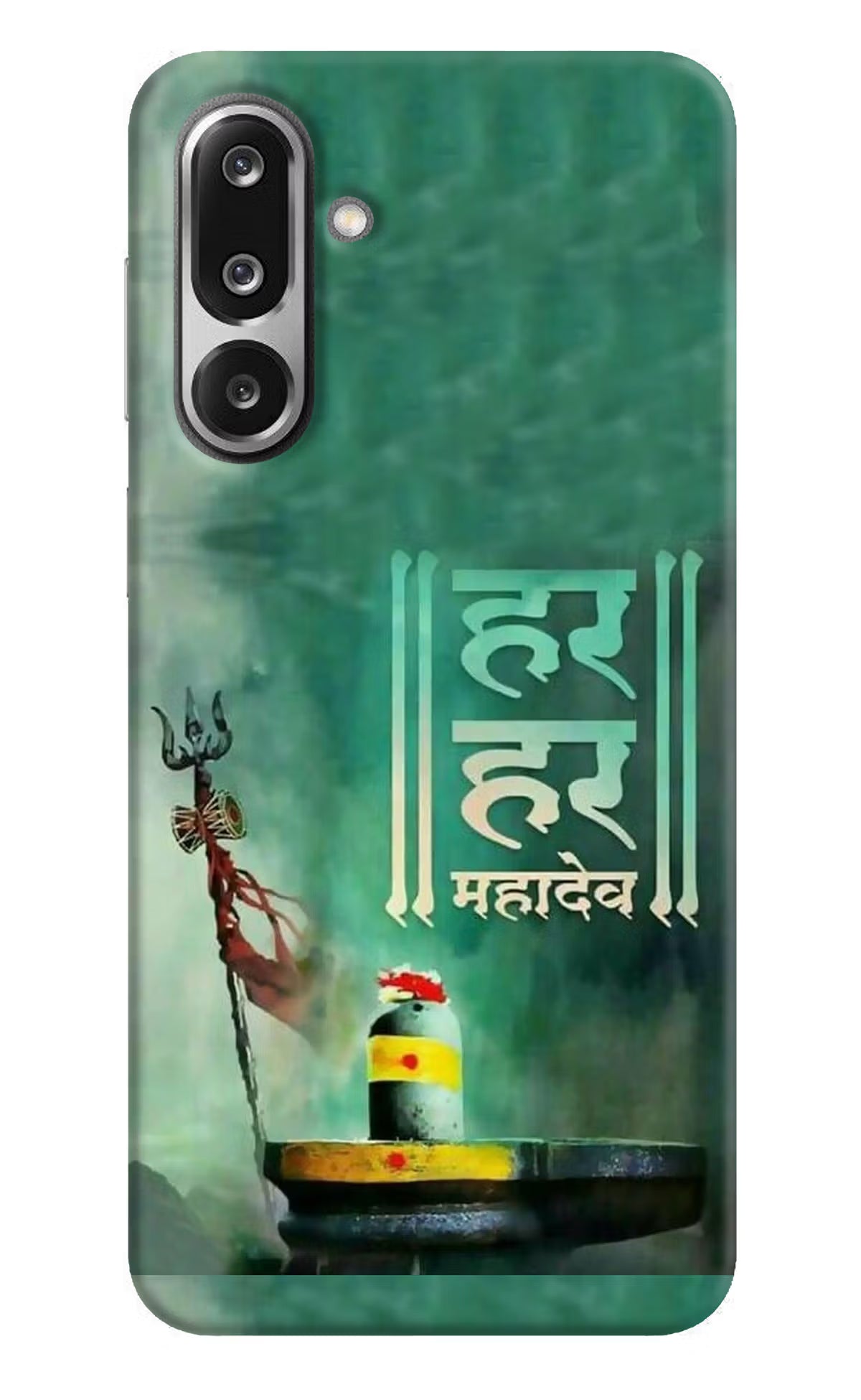 Har Har Mahadev Shivling Samsung F36 5G Hard Case Back Cover by Casekaro