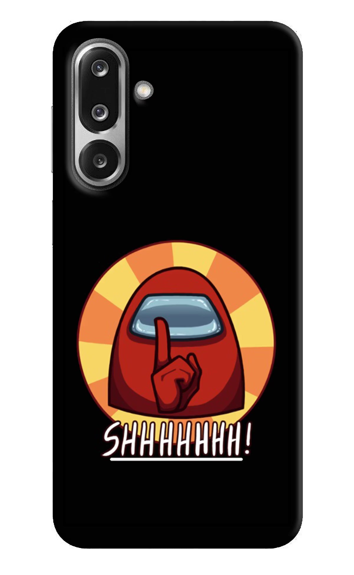 Among Us Shhh! Samsung F36 5G Hard Case Back Cover by Casekaro