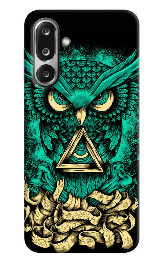 Green Owl Samsung F36 5G Hard Case Back Cover by Casekaro