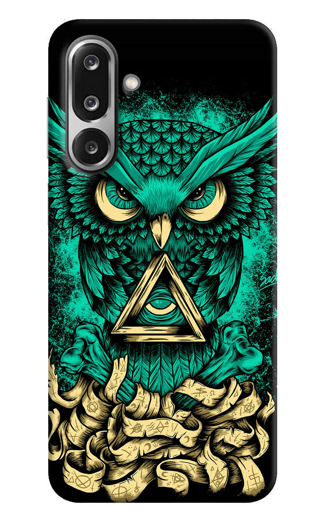 Green Owl Samsung F36 5G Hard Case Back Cover by Casekaro