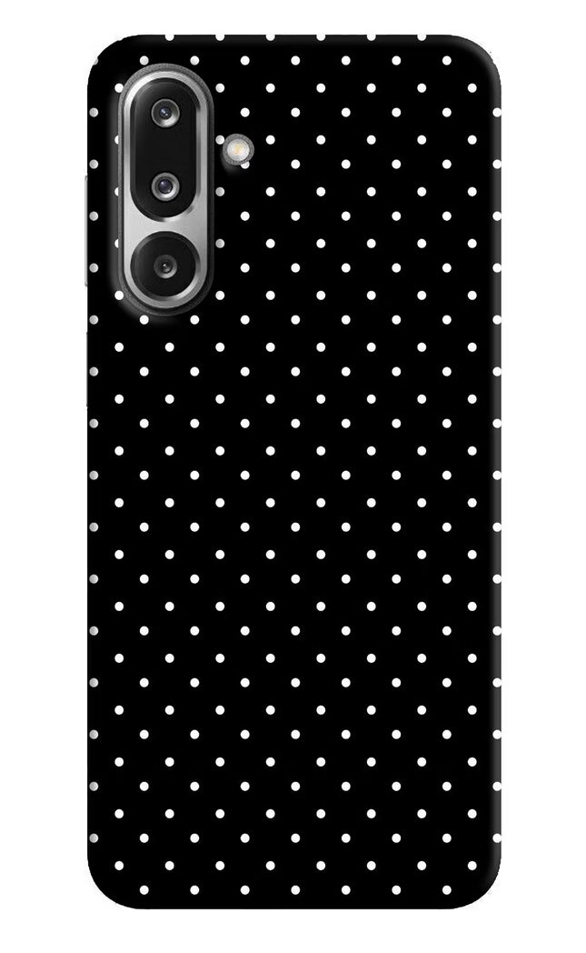 White Dots Samsung F36 5G Hard Case Back Cover by Casekaro
