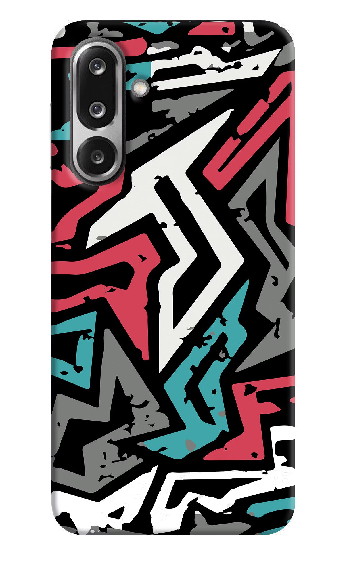 Geometric Graffiti Samsung F36 5G Hard Case Back Cover by Casekaro