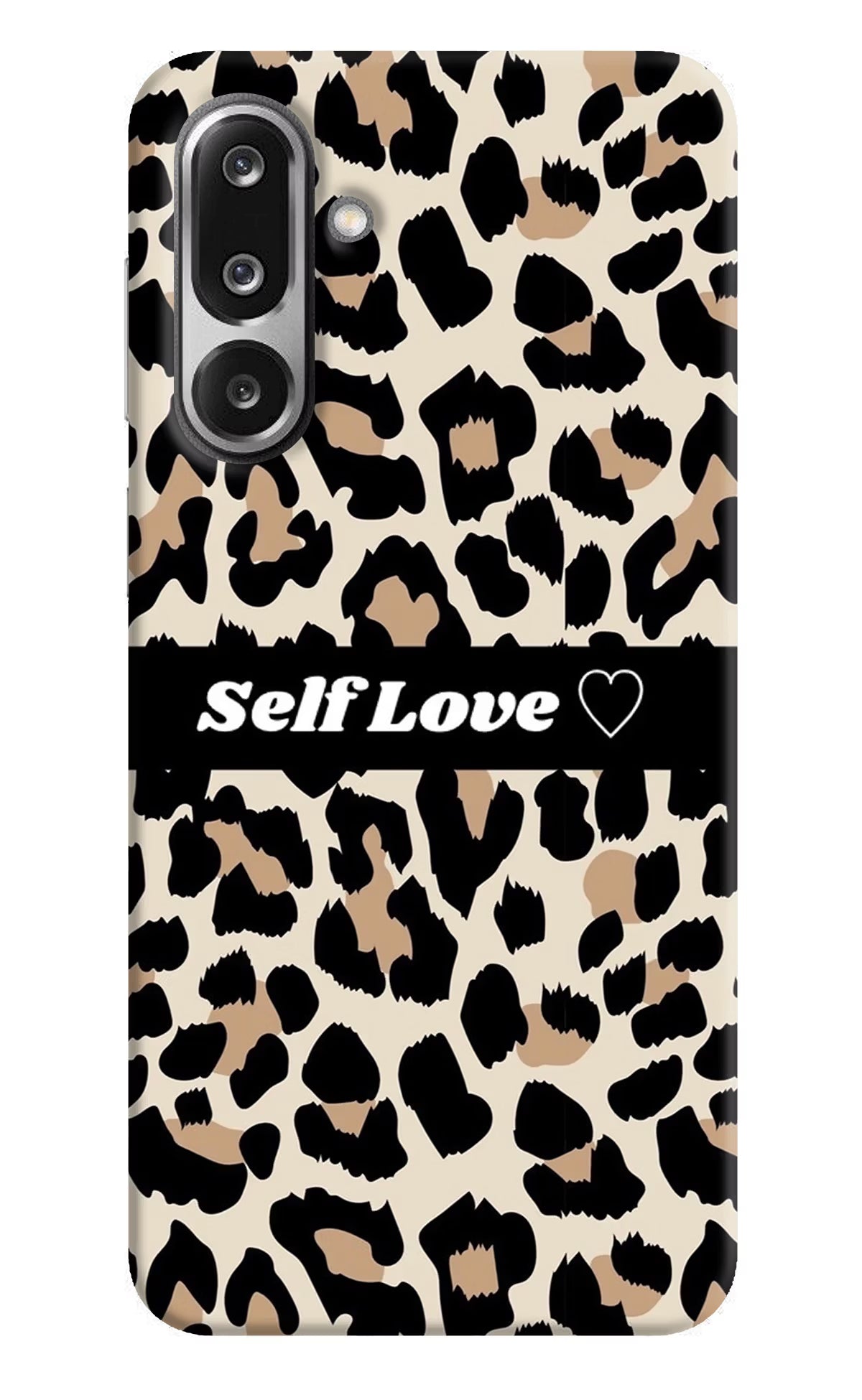 Leopard Print Self Love Samsung F36 5G Back Cover