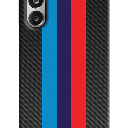 BMW Stripes Pattern Samsung F36 5G Hard Case Back Cover by Casekaro
