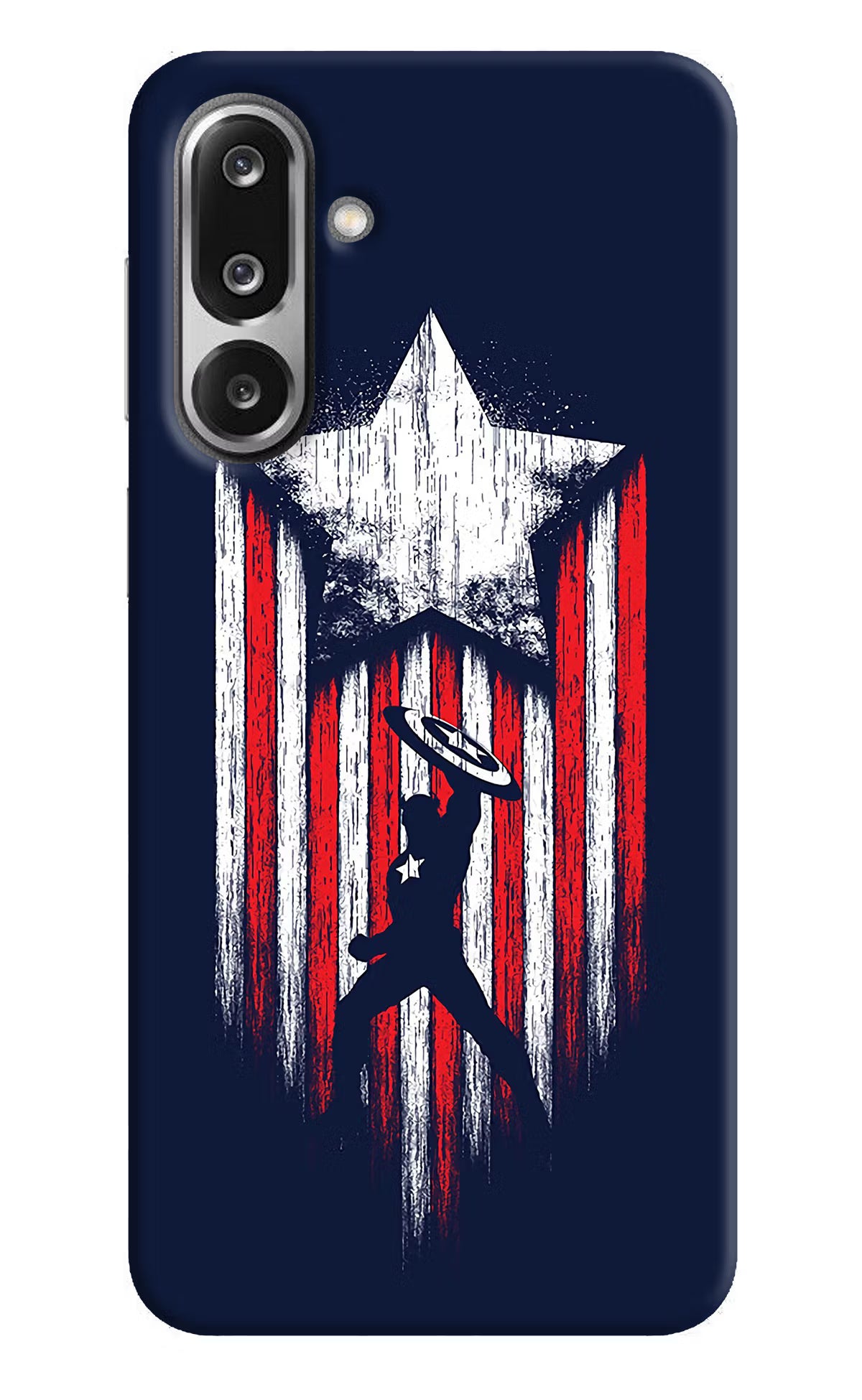 Captain America Marvel Art Samsung F36 5G Back Cover