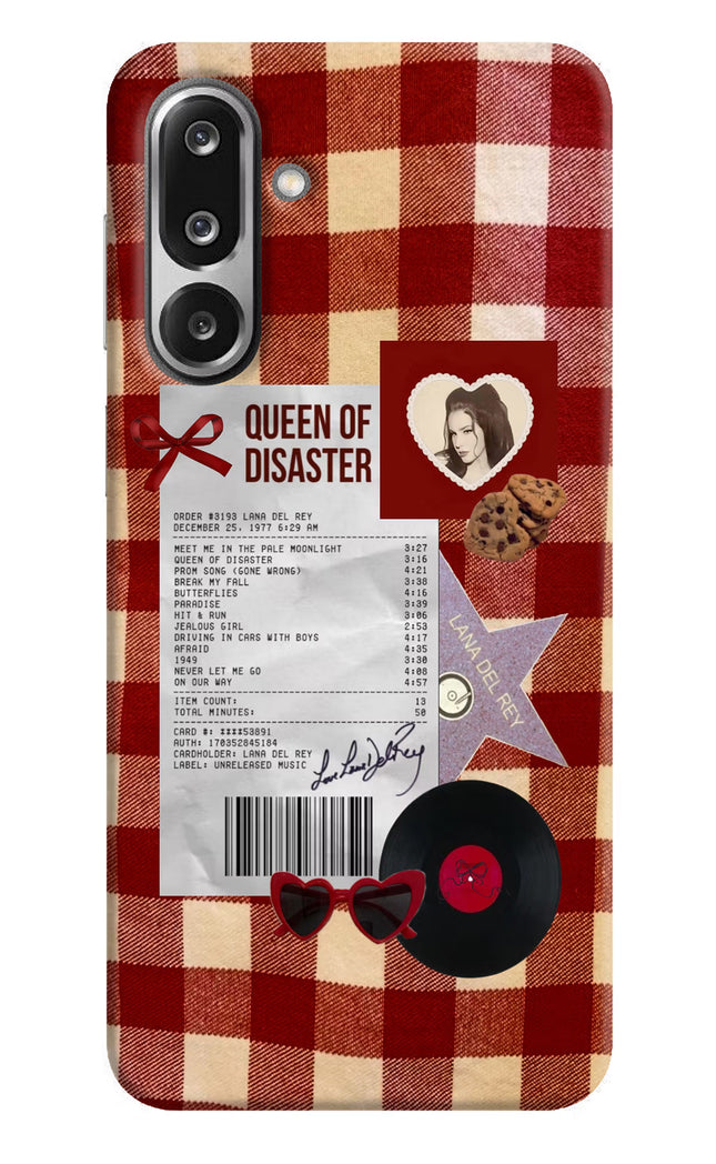 Queen of Disaster Samsung F36 5G Hard Case Back Cover by Casekaro