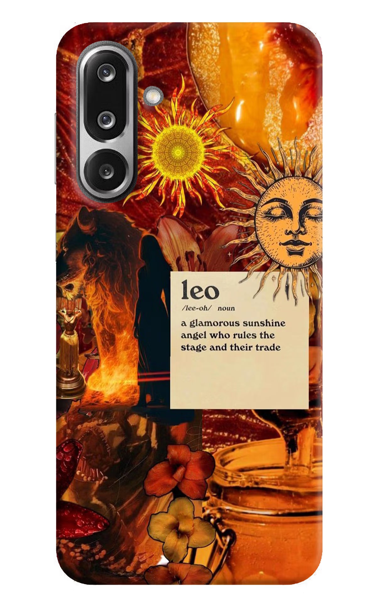Leo Zodiac Samsung F36 5G Back Cover