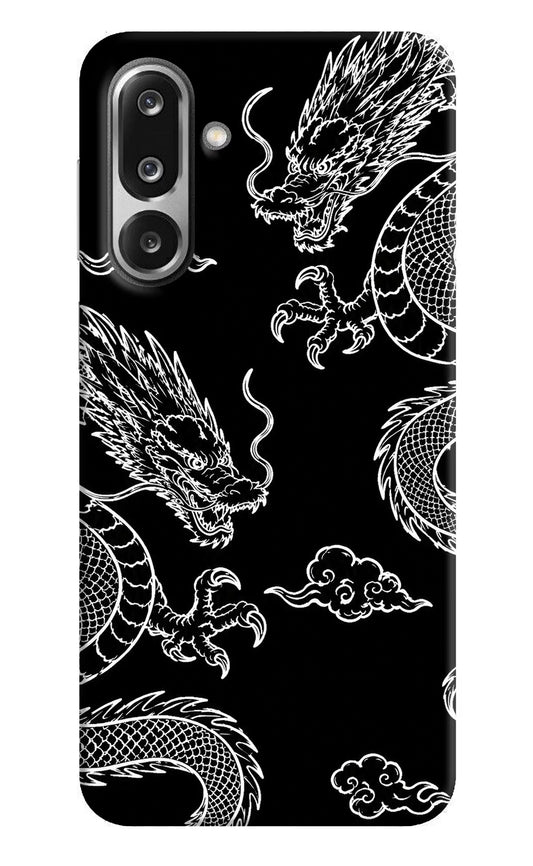 Twin Dragons Samsung F36 5G Hard Case Back Cover by Casekaro
