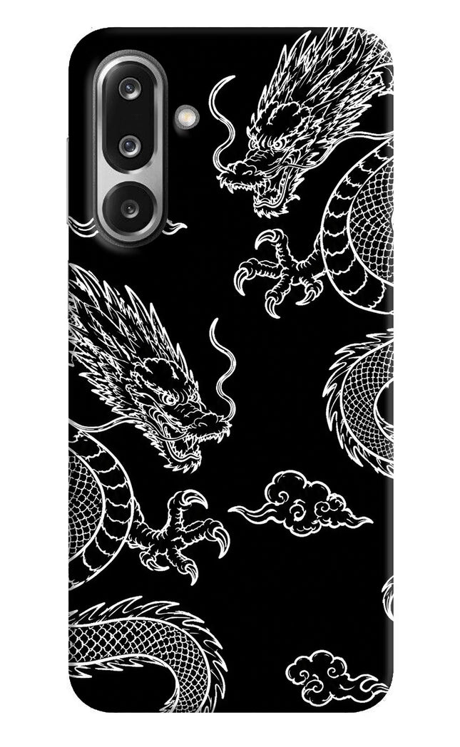 Twin Dragons Samsung F36 5G Hard Case Back Cover by Casekaro