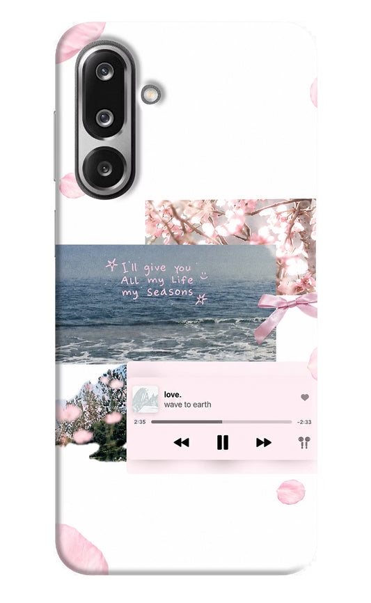 Wave to earth Samsung F36 5G Hard Case Back Cover by Casekaro