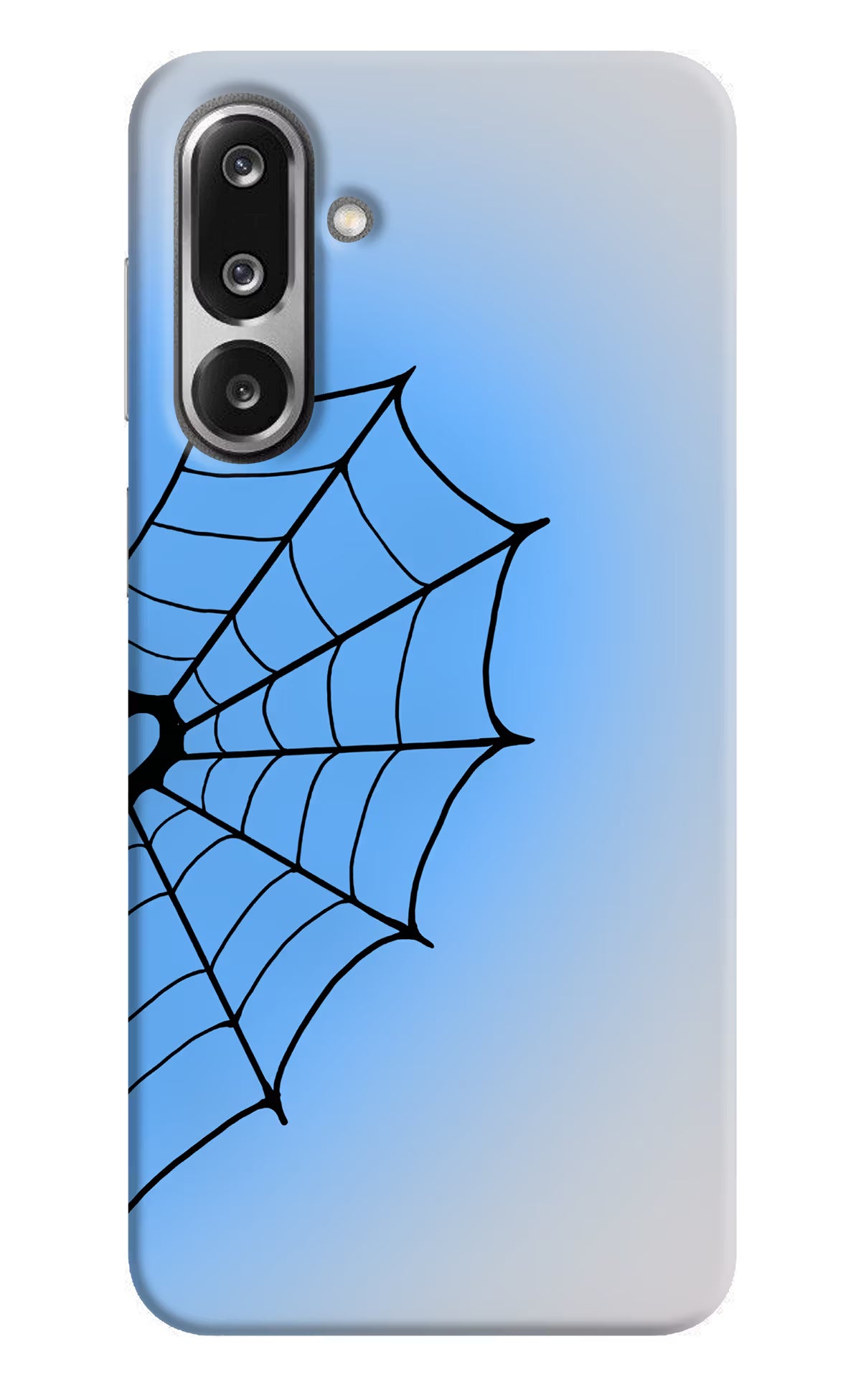 Blue Web Samsung F36 5G Hard Case Back Cover by Casekaro