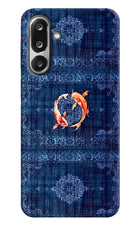 Koi Blue Samsung F36 5G Hard Case Back Cover by Casekaro
