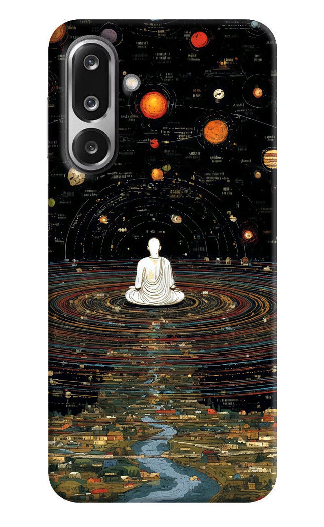 Space Monk Samsung F36 5G Hard Case Back Cover by Casekaro