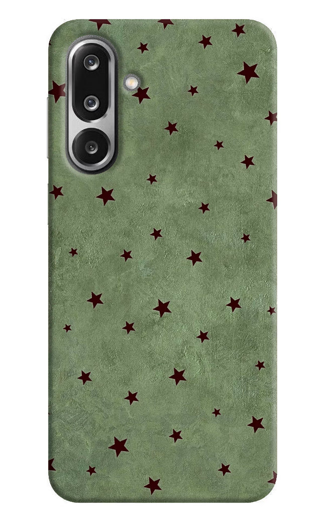 Green Stars Samsung F36 5G Hard Case Back Cover by Casekaro