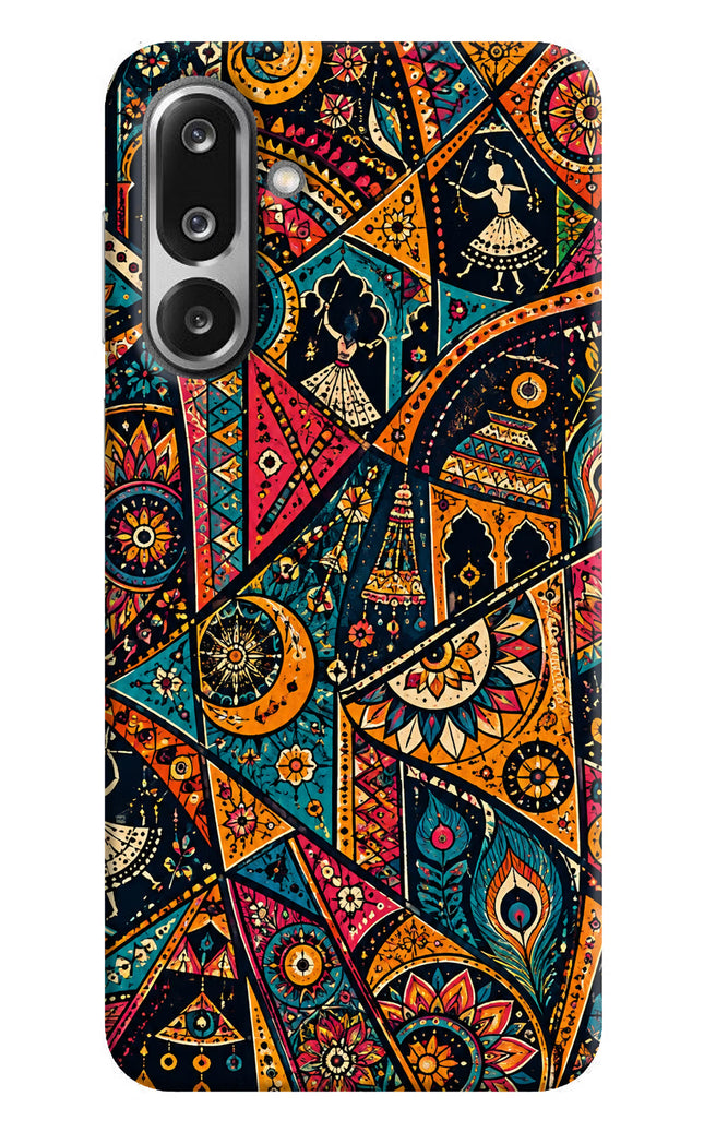 Folk Print Samsung F36 5G Hard Case Back Cover by Casekaro