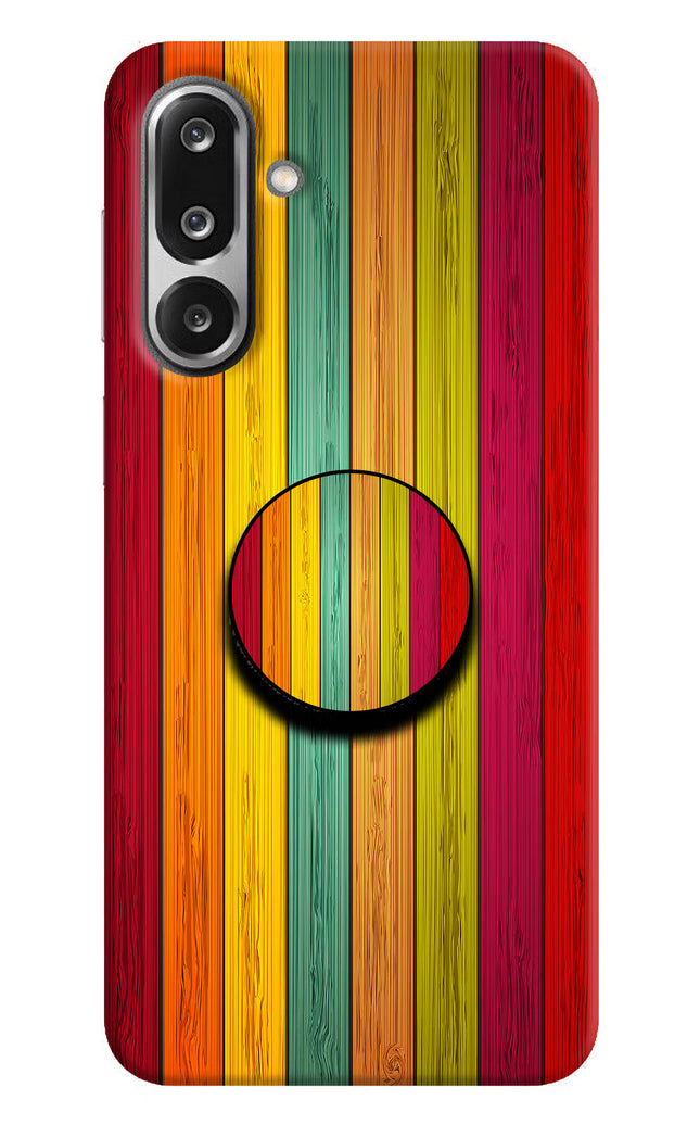 Multicolor Wooden Samsung F36 5G Pop Case by Casekaro