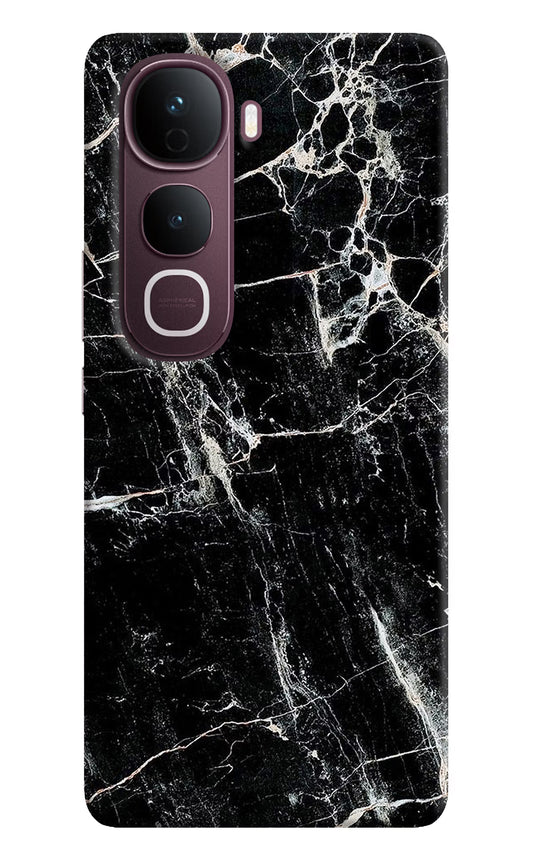 Black Marble Texture Vivo Y400 Pro 5G Back Cover