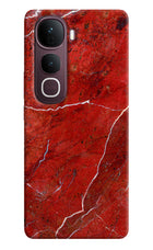 Red Marble Design Vivo Y400 Pro 5G Hard Case Back Cover by Casekaro