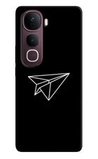 Paper Plane White Vivo Y400 Pro 5G Hard Case Back Cover by Casekaro
