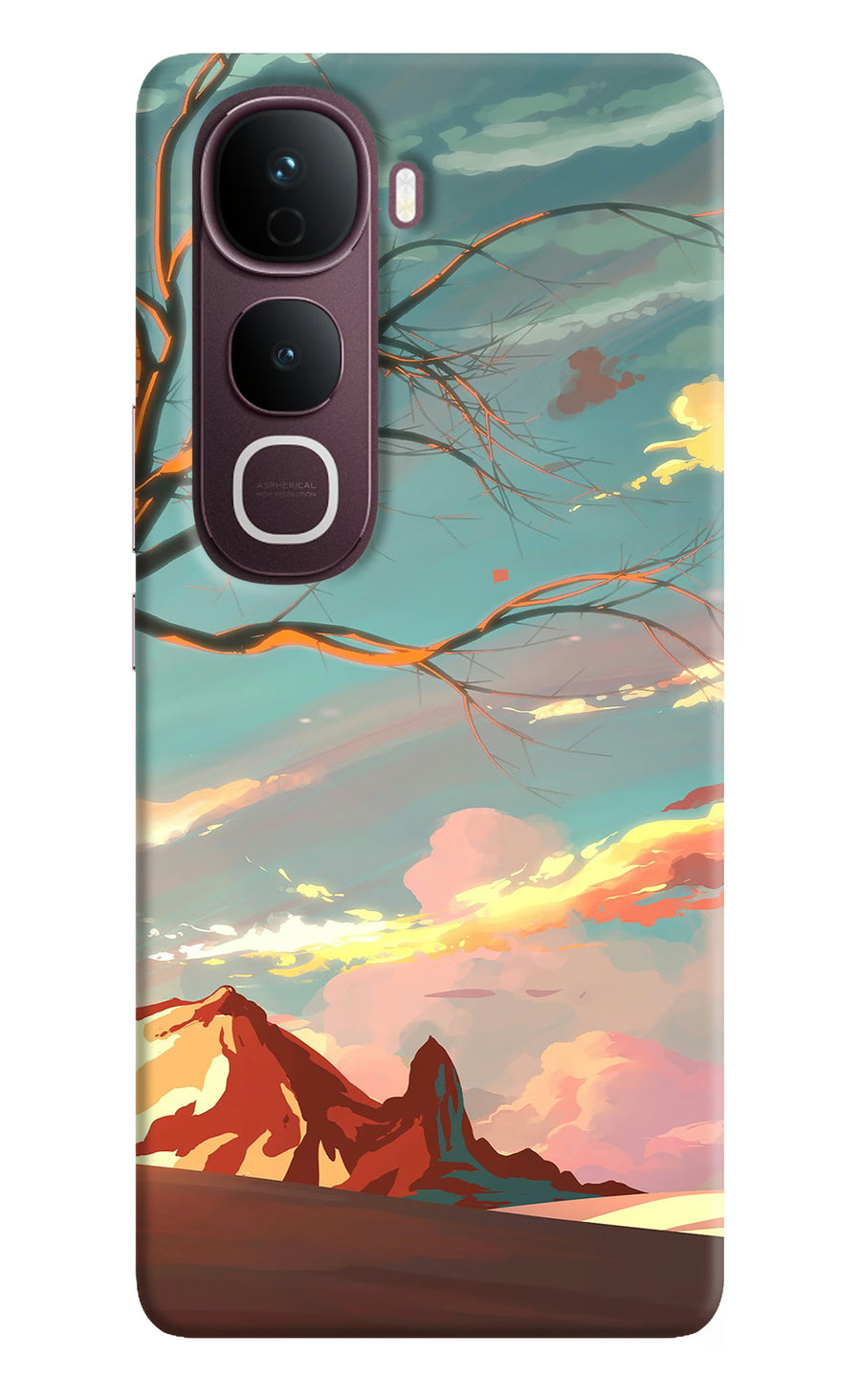 Scenery Vivo Y400 Pro 5G Back Cover, Hard case