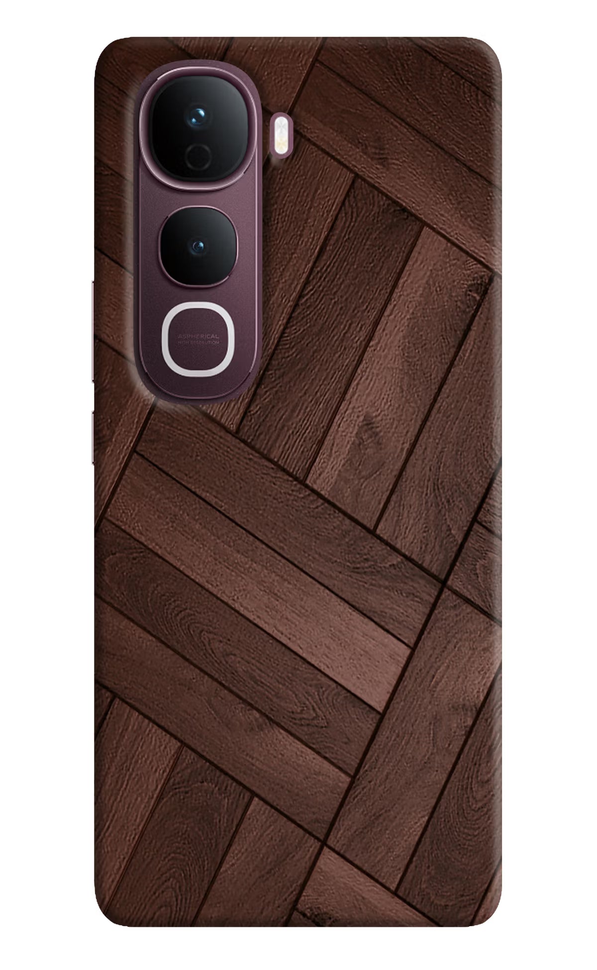 Wooden Texture Design Vivo Y400 Pro 5G Back Cover