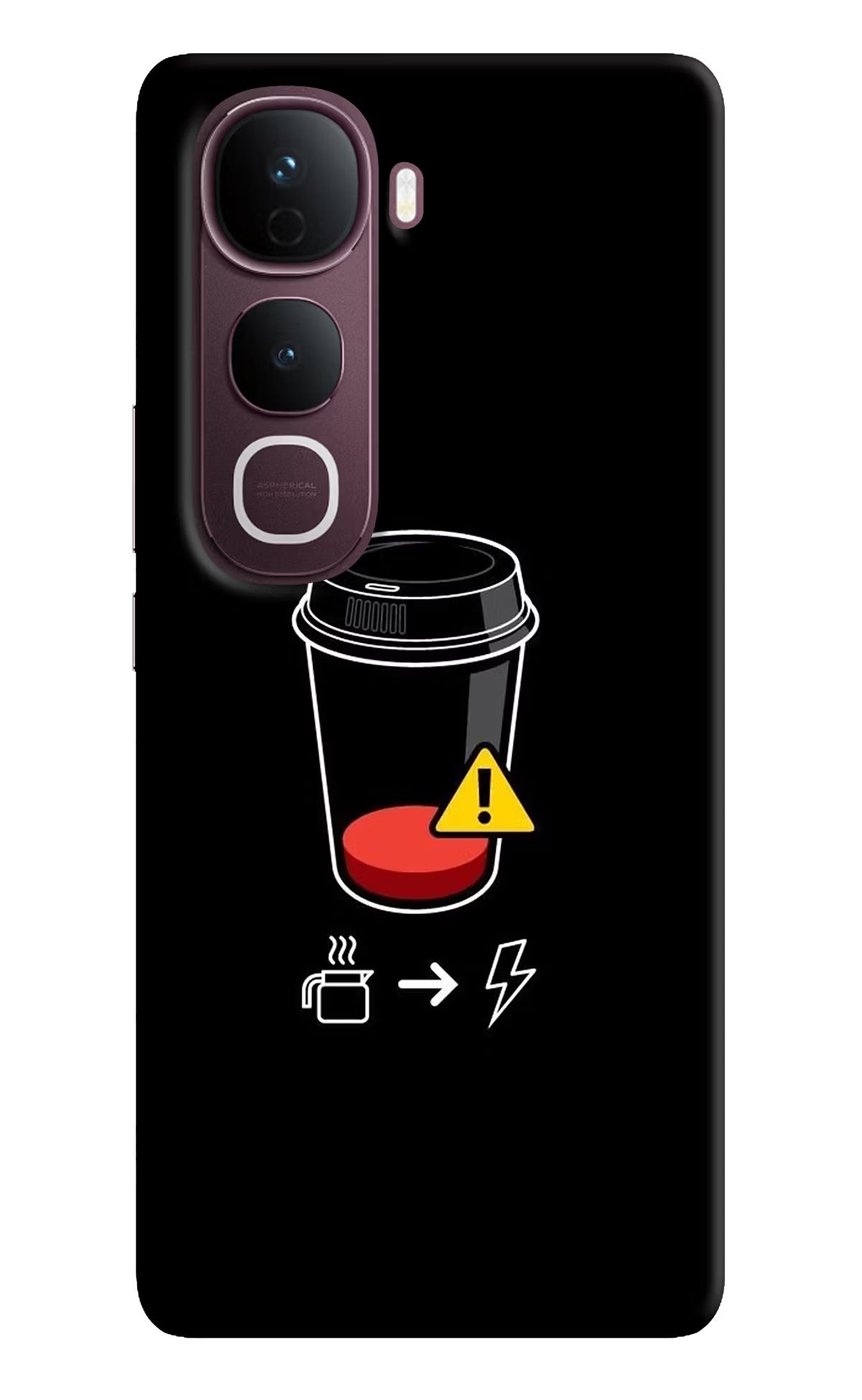 Coffee Vivo Y400 Pro 5G Back Cover