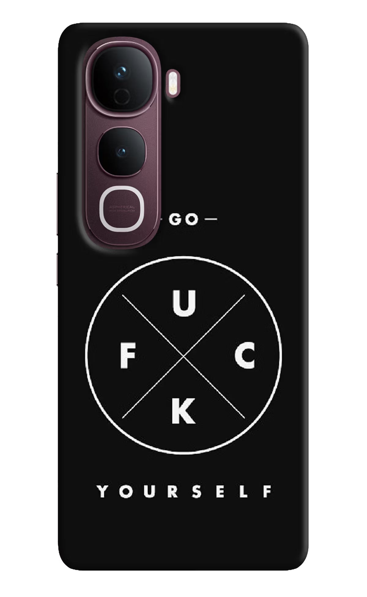 Go Fuck Yourself Vivo Y400 Pro 5G Back Cover