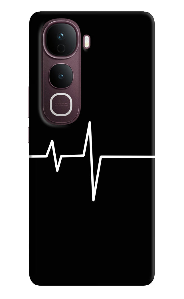 Heart Beats Vivo Y400 Pro 5G Hard Case Back Cover by Casekaro