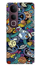 Space Abstract Vivo Y400 Pro 5G Hard Case Back Cover by Casekaro