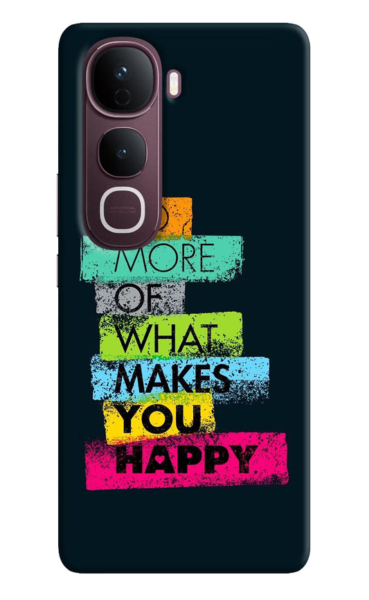 Do More Of What Makes You Happy Vivo Y400 Pro 5G Back Cover