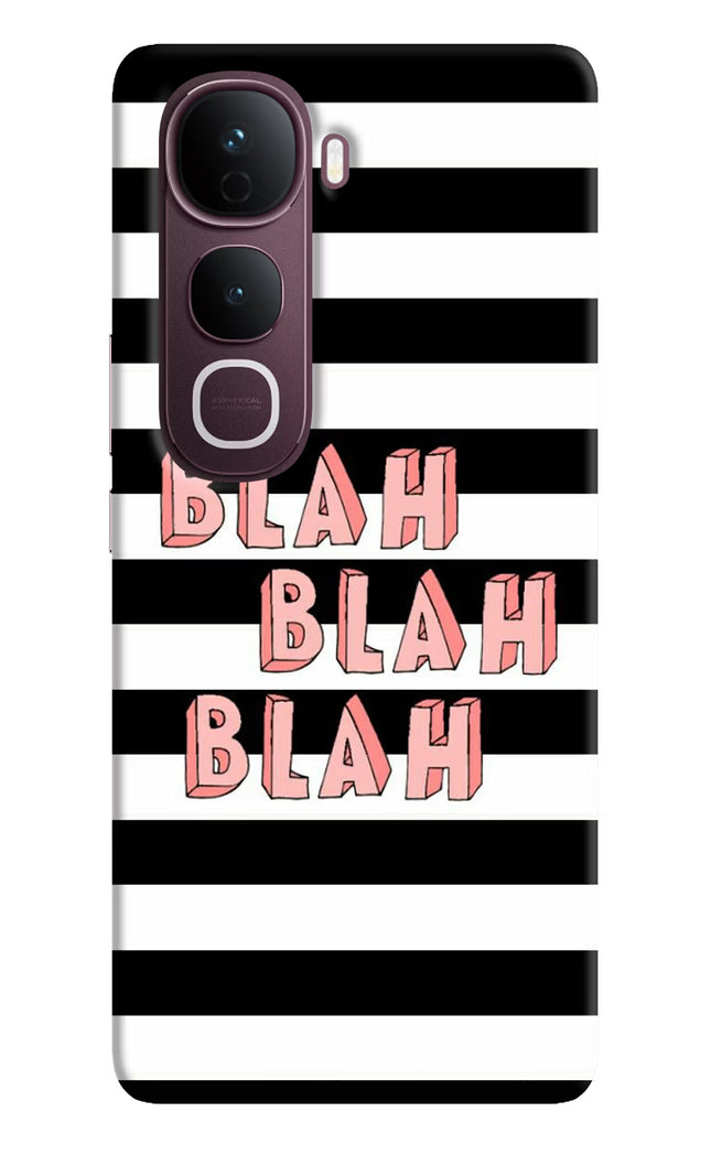 Blah Blah Blah Vivo Y400 Pro 5G Hard Case Back Cover by Casekaro