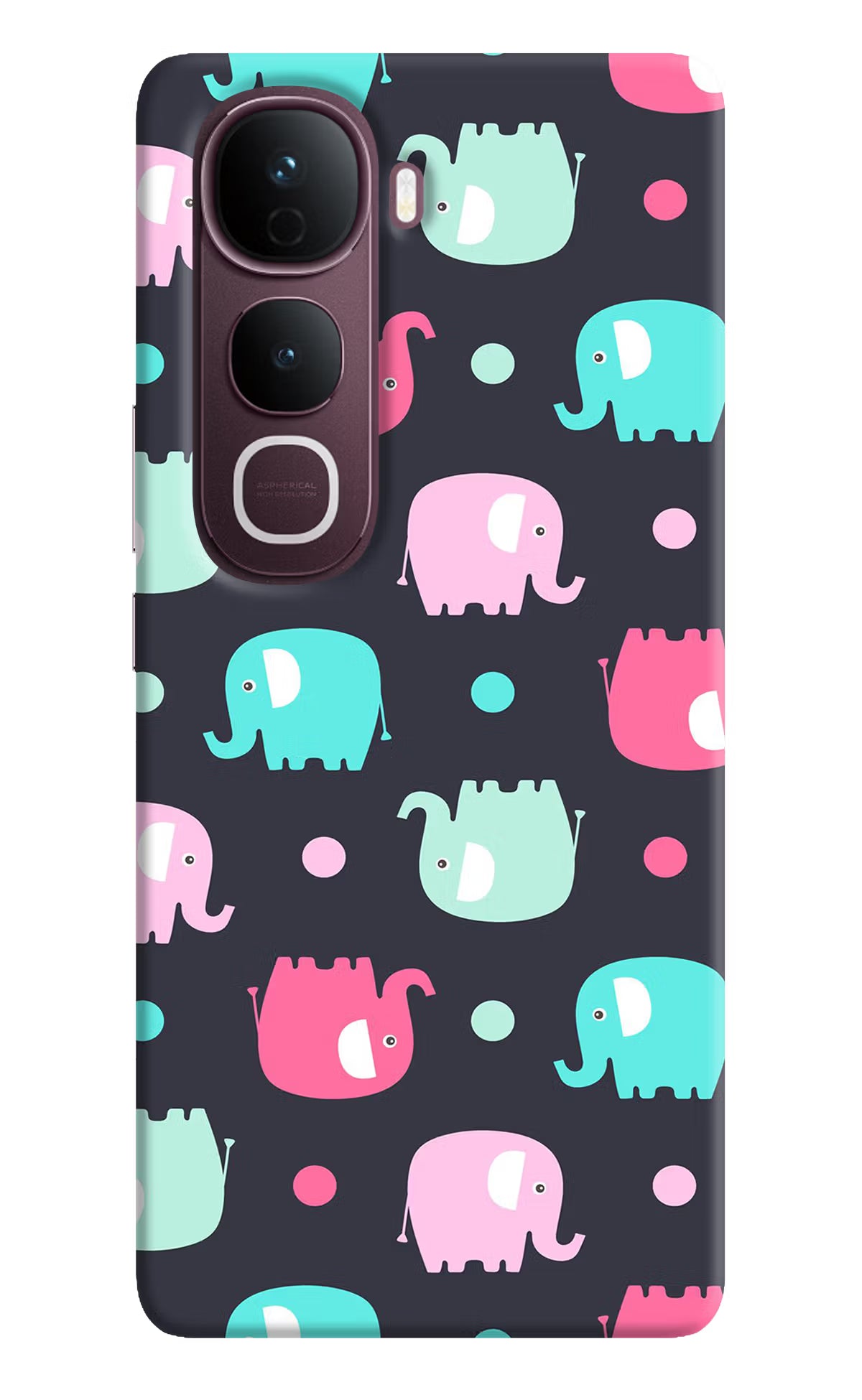 Elephants Vivo Y400 Pro 5G Back Cover