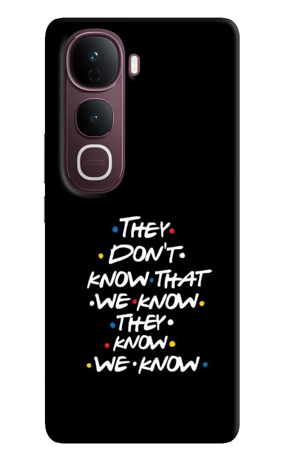 FRIENDS Dialogue Vivo Y400 Pro 5G Back Cover