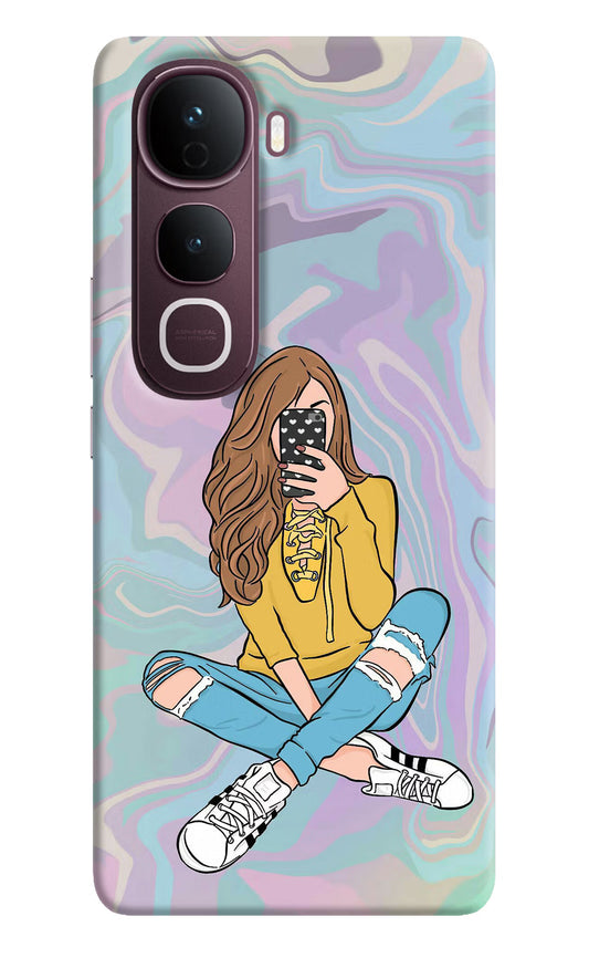 Selfie Girl Vivo Y400 Pro 5G Back Cover