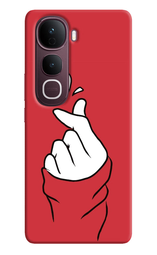 Korean Love Sign Vivo Y400 Pro 5G Hard Case Back Cover by Casekaro