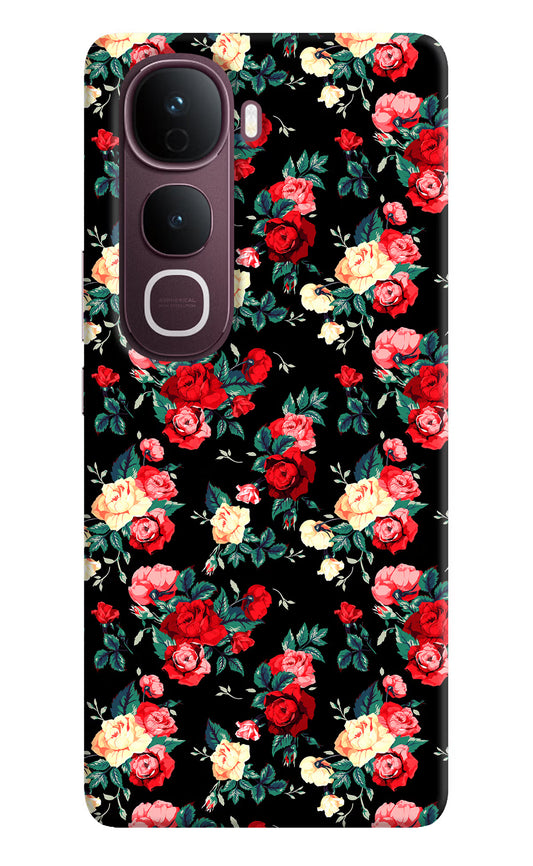 Rose Pattern Vivo Y400 Pro 5G Hard Case Back Cover by Casekaro