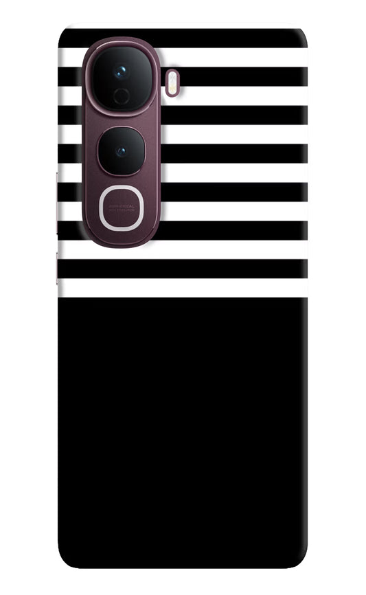 Black and White Print Vivo Y400 Pro 5G Hard Case Back Cover by Casekaro