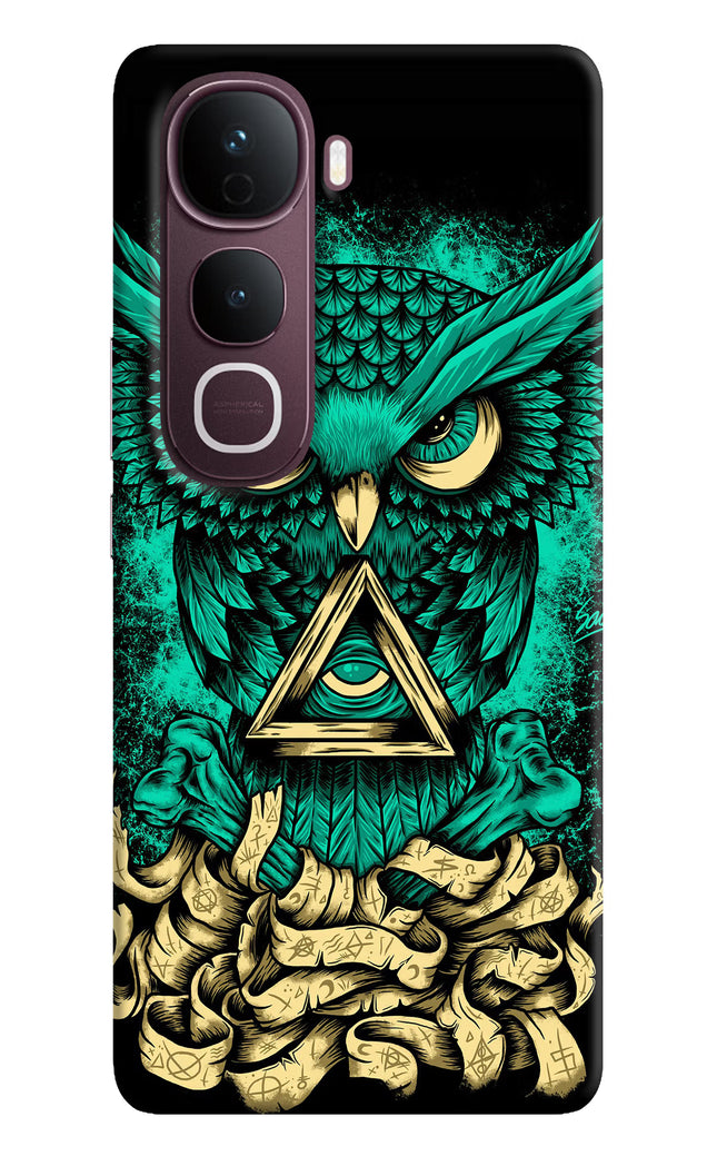 Green Owl Vivo Y400 Pro 5G Hard Case Back Cover by Casekaro