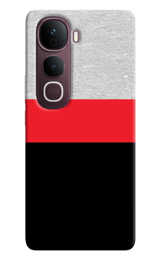 Tri Color Pattern Vivo Y400 Pro 5G Hard Case Back Cover by Casekaro